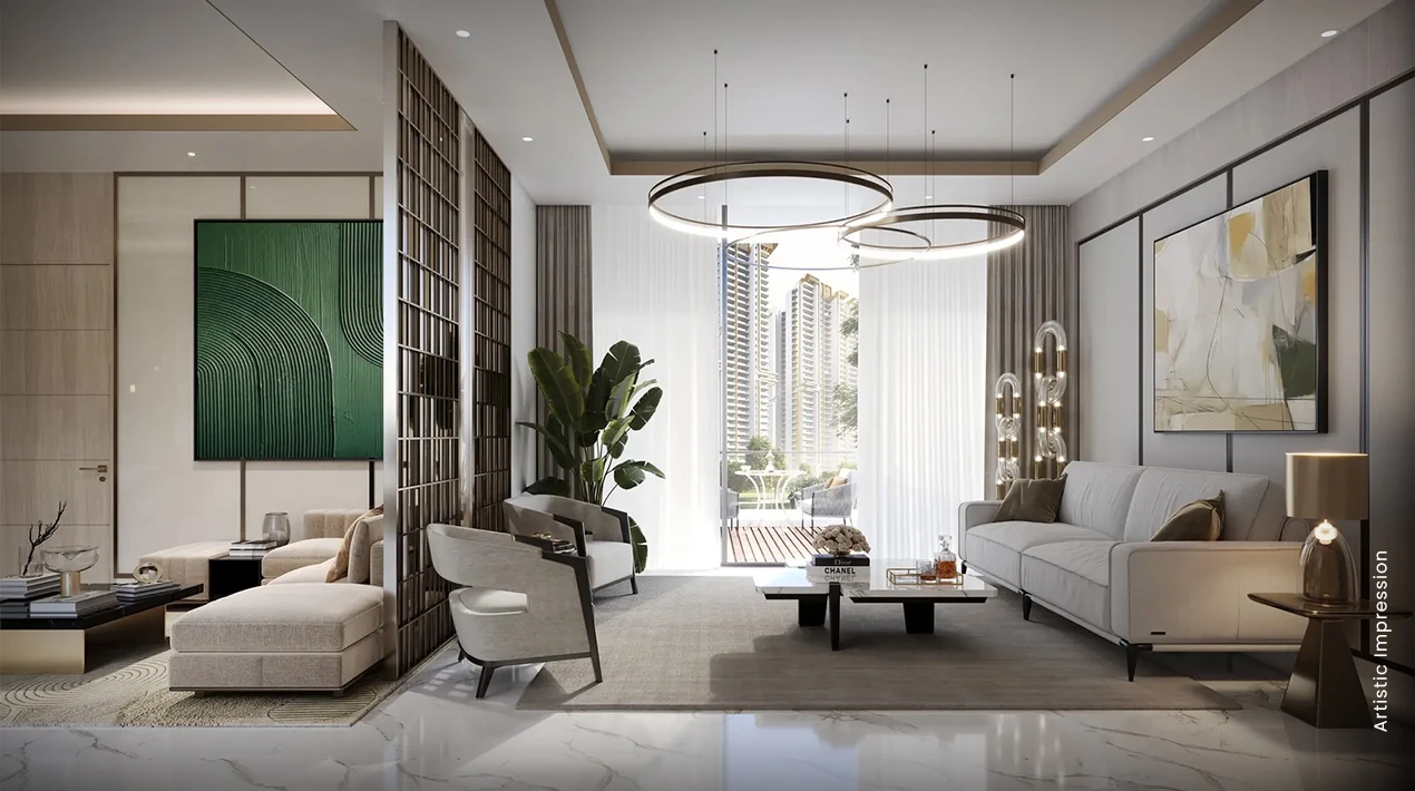 Large-format Gurugram luxury context — M3M Mansion